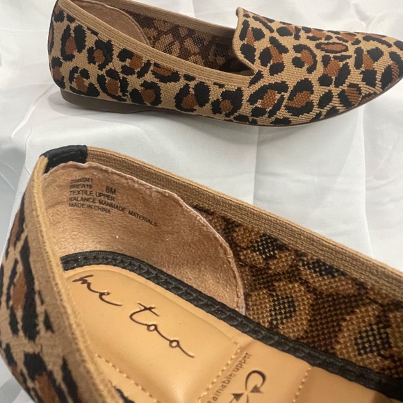 Me too Basin Knit Cheetah Flat Size 8M - Picture 5 of 5